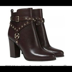 Micheal Kors Chocolate Booties